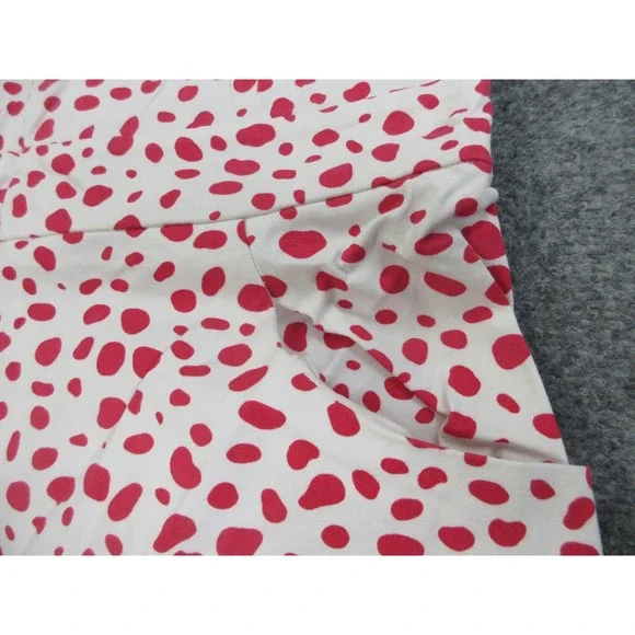 J McLaughlin Dress Womens 12 Multicolor Polka Dot Sleeveless Sheath Knee Length - Picture 10 of 14